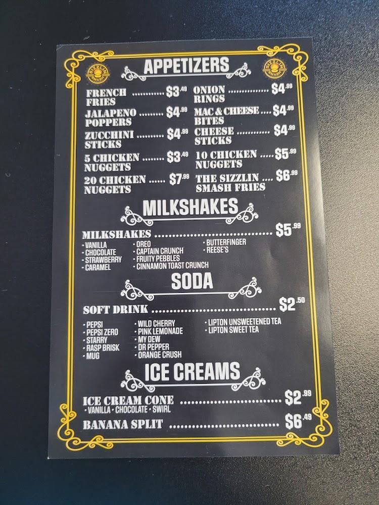 Sizzlin Smash Burgers Menu image 4
